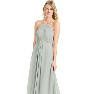 Azazie Ginger Dress in Silver